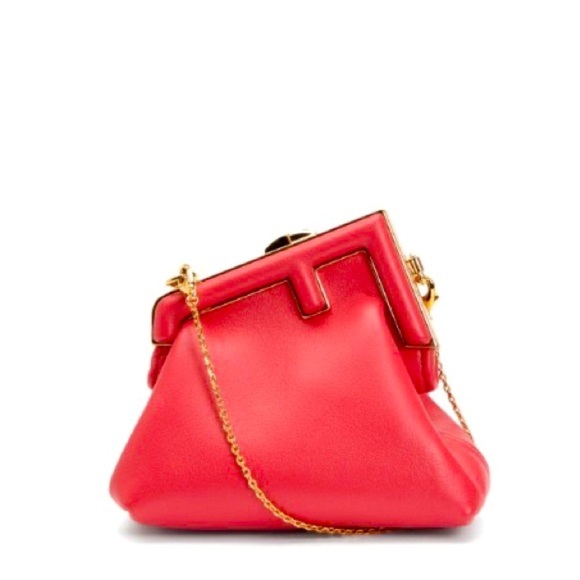 Fendi Handbags - SALE!! Fendi FF First logo classic mini nano crossbody charm bag NWT